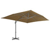 Parasol flotante Vidaxl con polo de aluminio 400x300 cm Tope