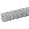 Vidaxl kippengaas 25x1,5 m gegalvaniseerd staal zilverkleurig