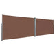 Parabrisas Vidaxl extensible 160x600 cm marrón
