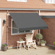 Vidaxl Luifel manualmente extensible 300 cm de antracita