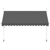 Vidaxl Luifel manualmente extensible 400 cm de antracita
