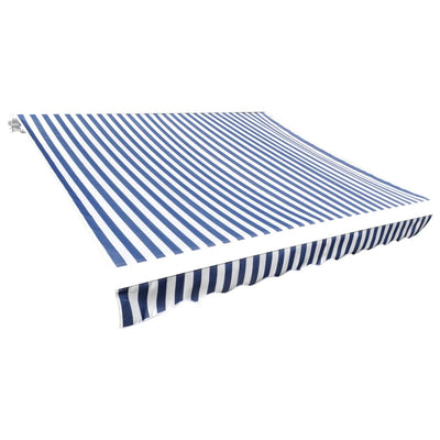 Vidaxl Laifeldoek 350x250 cm tela blu e bianco