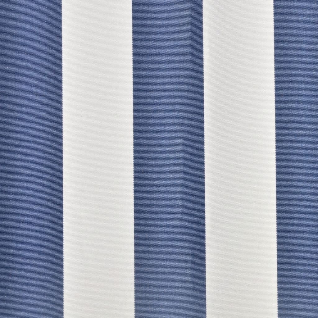 VidaXL Luifeldoek 500x300 cm canvas blauw en wit