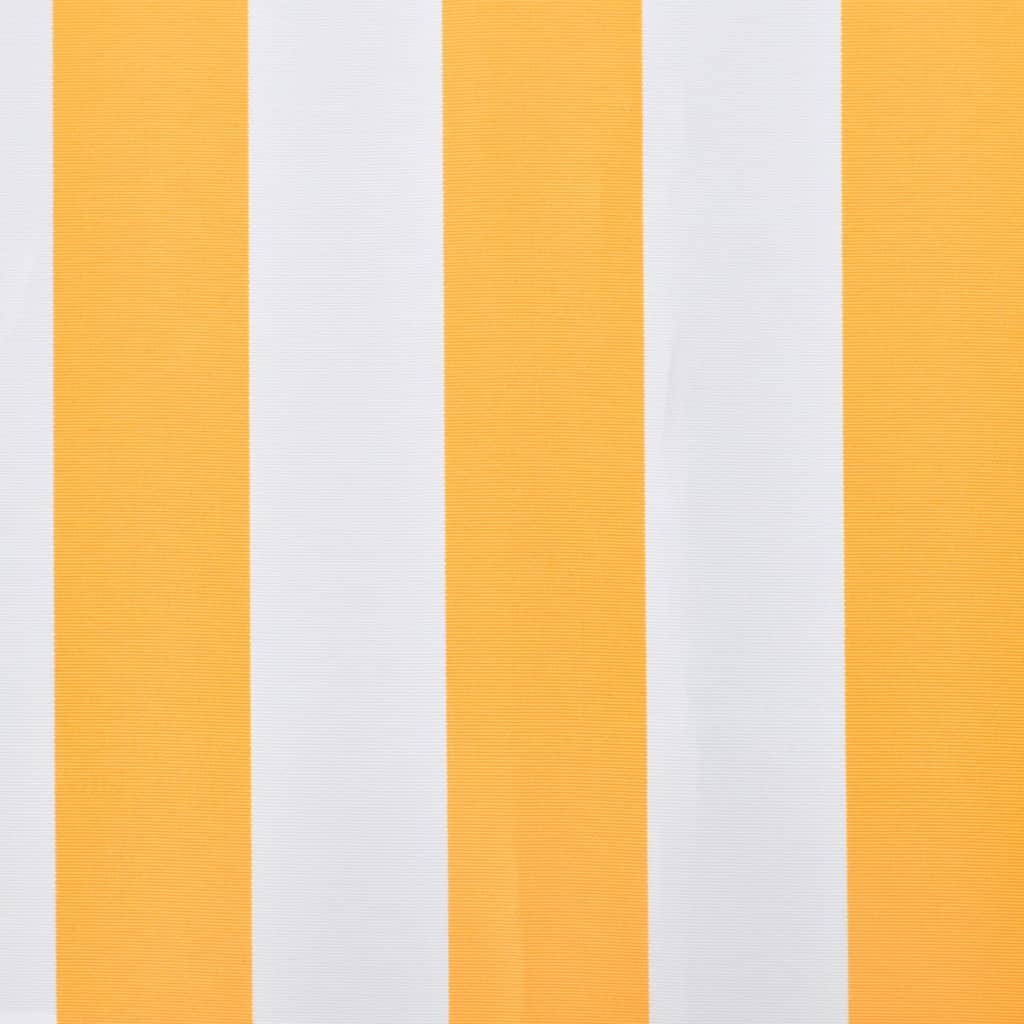 Vidaxl Laifeldoek 350x250 cm lona naranja y blanco