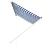 Vidaxl Luifel extensible 250x150 cm azul y blanco