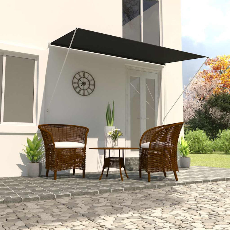 Vidaxl Luifel Extendible 350x150 cm Antracite