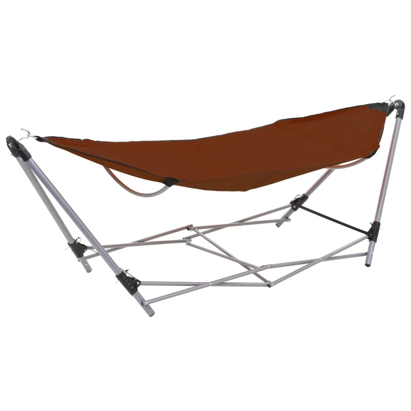 Hammock Vidaxl con marrone standard pieghevole