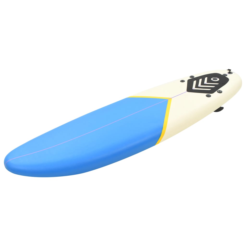 Vidaxl Surfboard 170 cm azul y crema