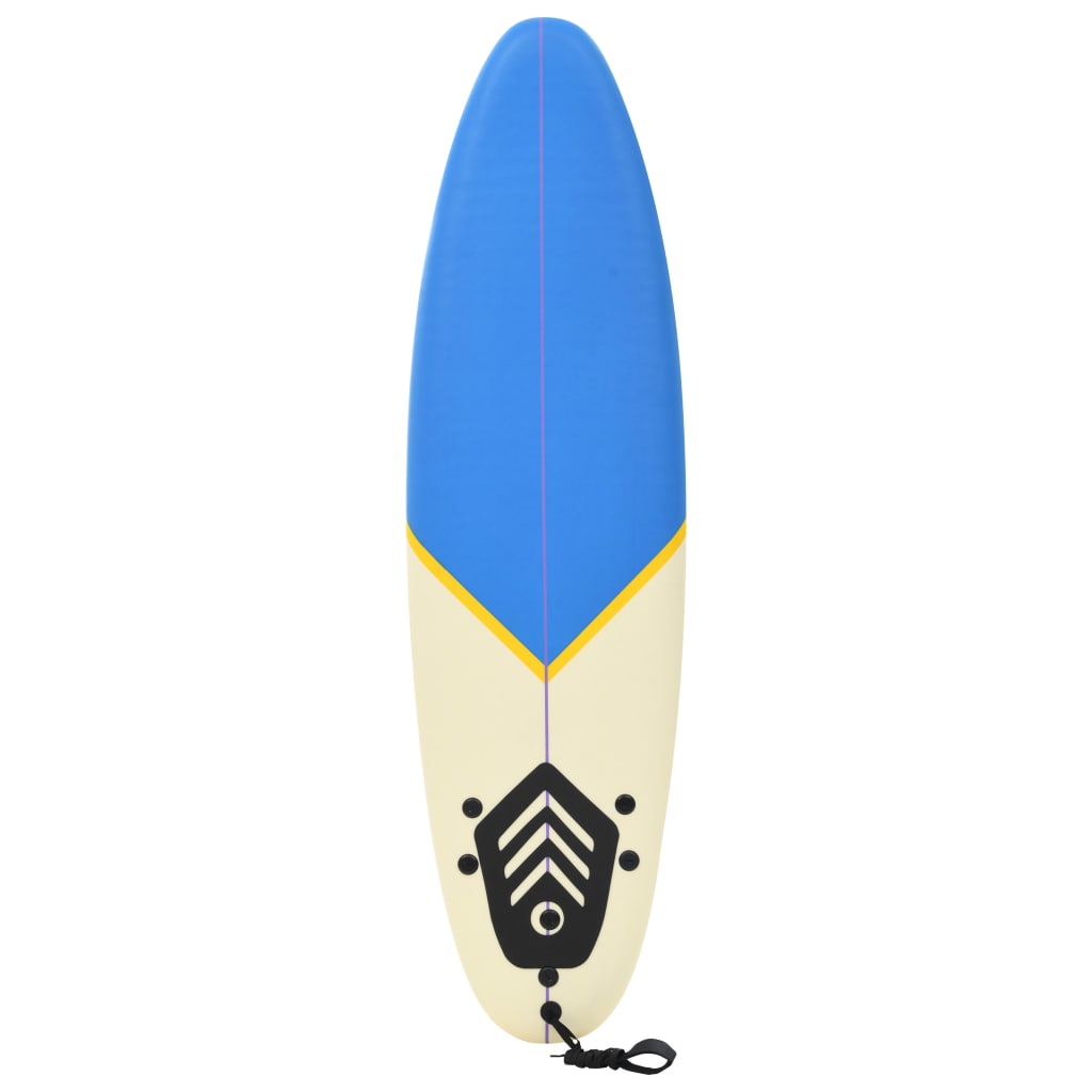 Vidaxl Surfboard 170 cm azul y crema