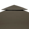 Vidaxl prieeldak 2-laags 310 g m² 3x3m taupe