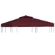 Vidaxl Prieverkak 2 capas 3x3m 310 g m² Burdeos