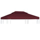 Vidaxl Prieverkak 2 capas 4x3m 310 g m² Burdeos