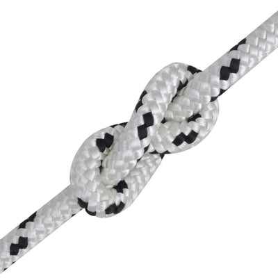 Vidaxl Boat Rope Intrecciata 6 mm 500 m Polyester White