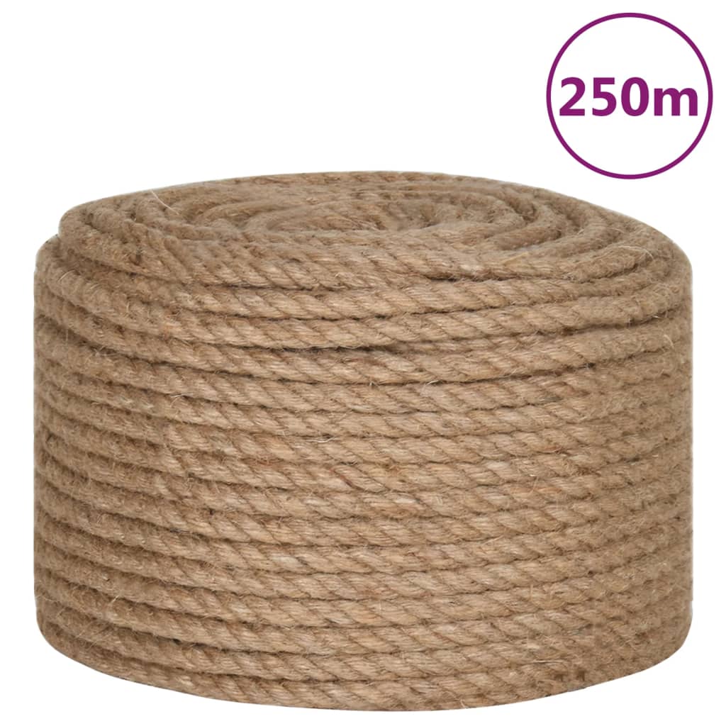 VIDAXL ROPE 12 mm 250 m 100% iuta
