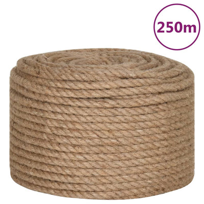 VIDAXL ROPE 12 mm 250 m 100% iuta