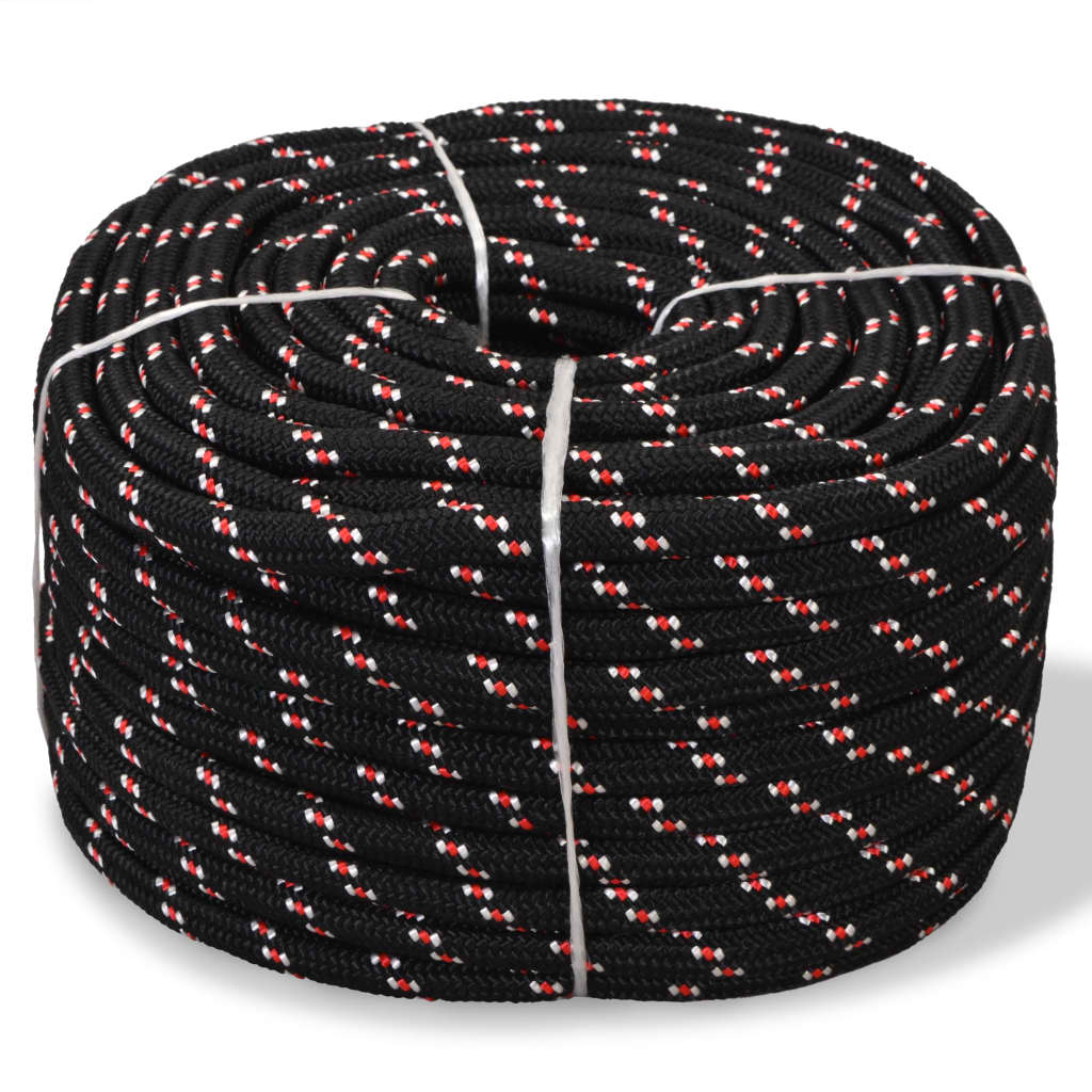 Vidaxl Boot Rope 8 mm 500 m polipropileno negro