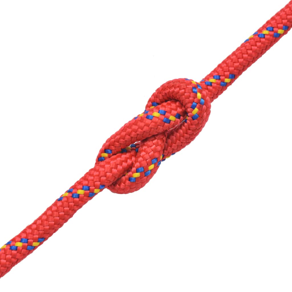 VIDAXL ATTEND ROPE 18 MM 50 M Polypropilene rosso