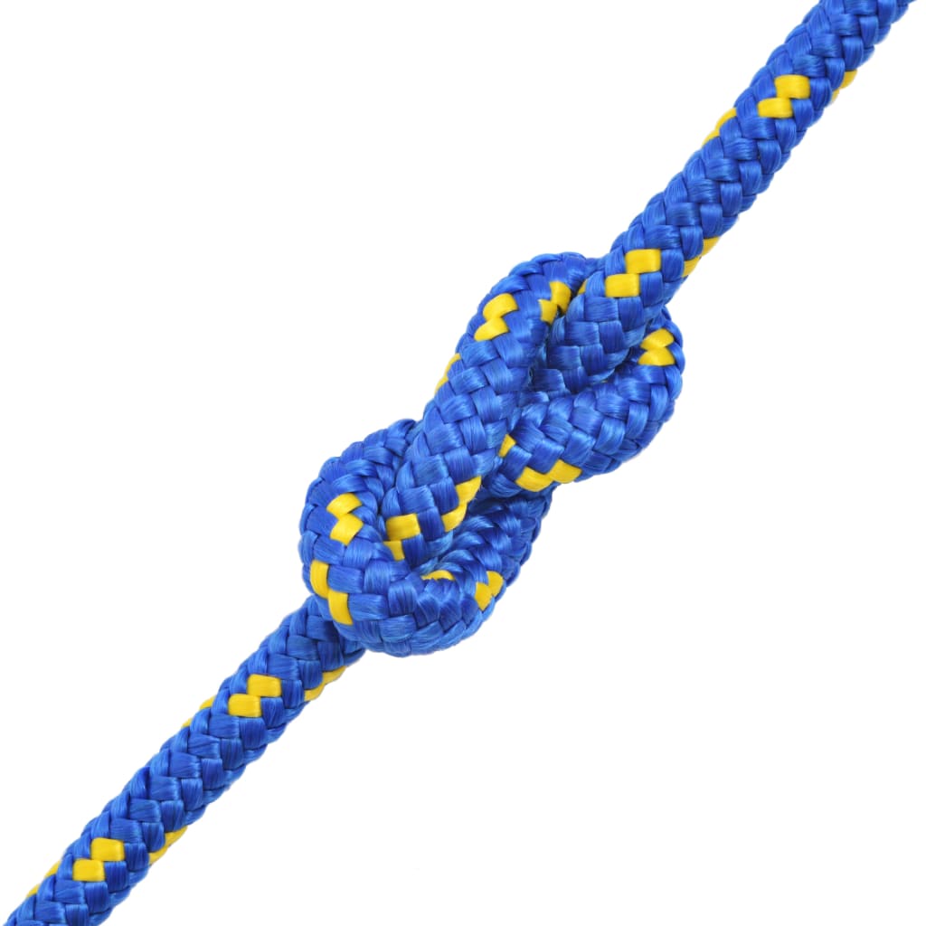 Vidaxl boot touw 16 mm 50 m polypropyleen blauw