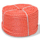 Vidaxl Rope Twisted 10 mm 500 M Polypropylen Orange
