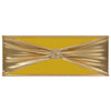 Vidaxl 25 st stoellint met diamant stretch goud