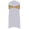 Vidaxl 25 st stoellint met diamant stretch goud