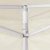 Vidaxl vouwtent met 2 wanden 291x291x315 cm crème