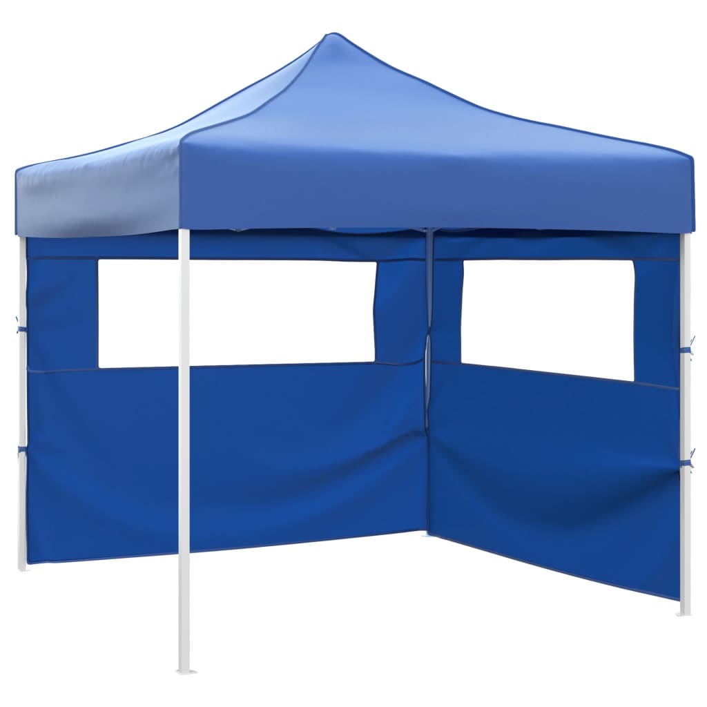 Tienda plegable Vidaxl con 2 paredes 3x3 m azul