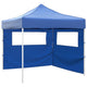 Tienda plegable Vidaxl con 2 paredes 3x3 m azul