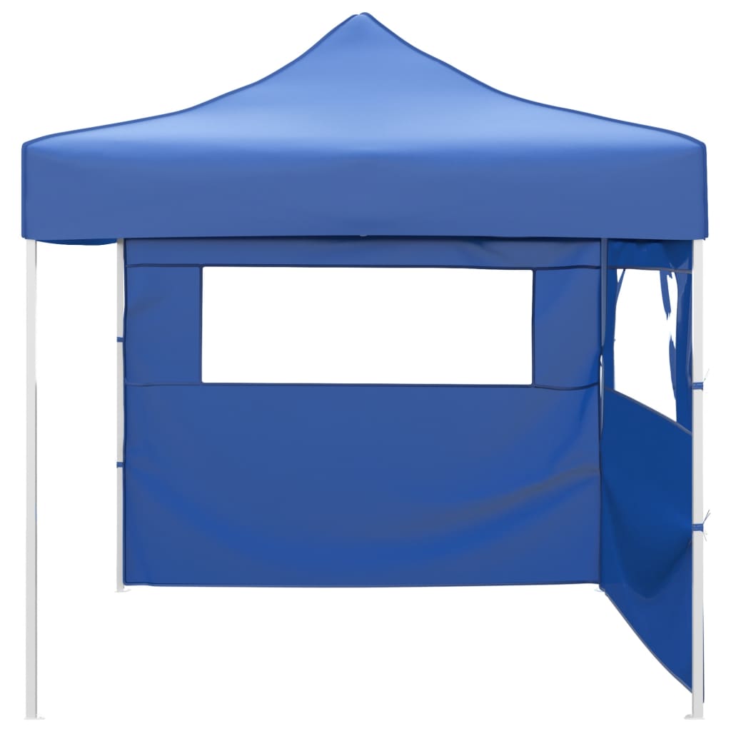 Tienda plegable Vidaxl con 2 paredes 3x3 m azul