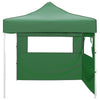 Tienda plegable Vidaxl con 2 paredes de 3x3 m verde