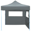 Vidaxl vouwtent pop-up met 2 zijwanden 3x3 m antraciet