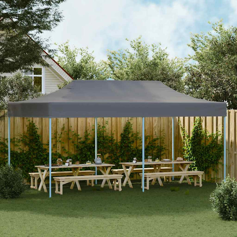 Vidaxl Partyent Pop-Up plegable 3x6 m antracita