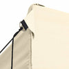 Tienda plegable Vidaxl con 3 paredes 3x4.5 m de crema