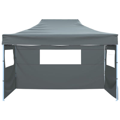 Tenda pieghevole Vidaxl con 3 pareti 3x4,5 m antracite