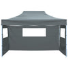 Tenda pieghevole Vidaxl con 3 pareti 3x4,5 m antracite