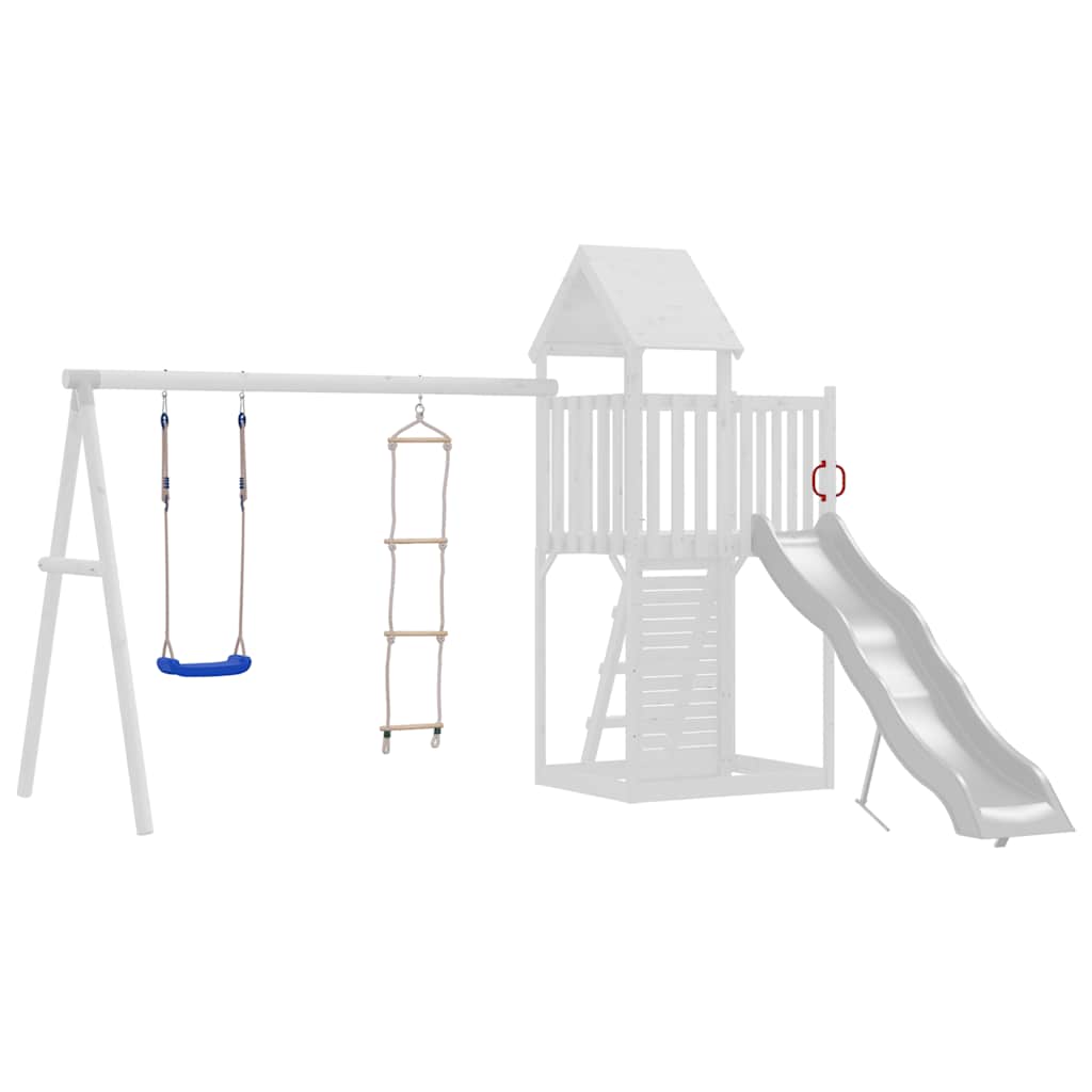 Asiento columpio Vidaxl con escalera de cuerda Azule