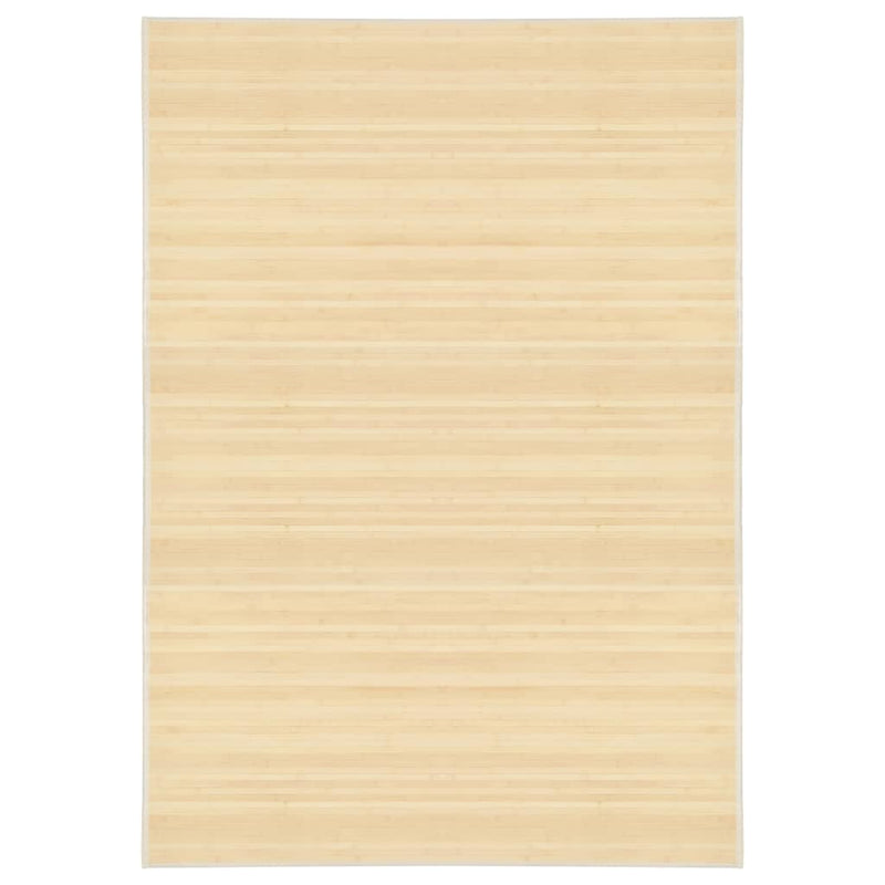 VidaXL Tapijt 120x180 cm bamboe natuurlijk