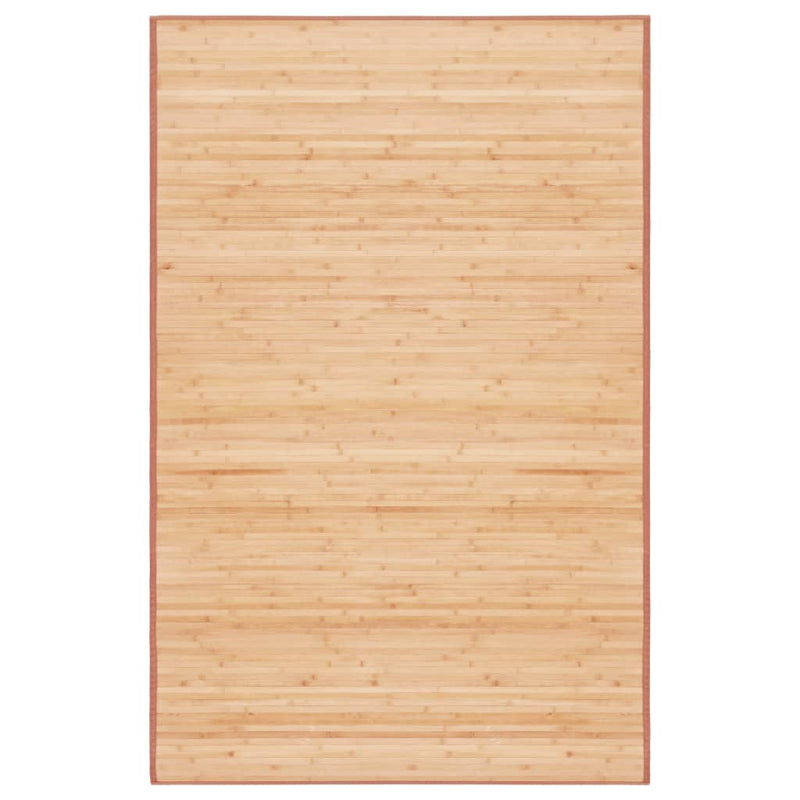Vidaxl Carpet 100x160 cm Bamboo marrone