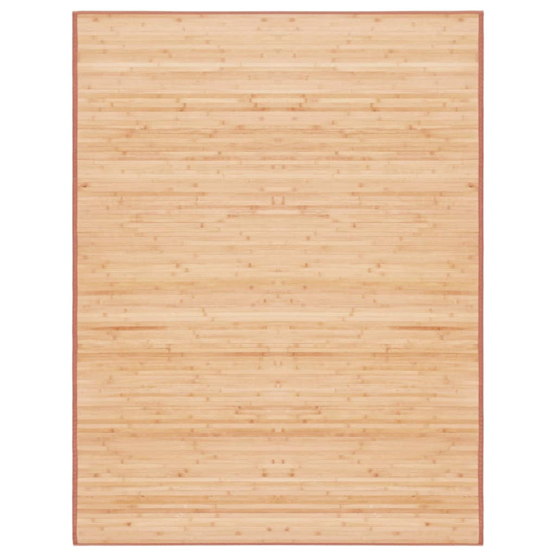 VidaXL Tapijt 150x200 cm bamboe bruin