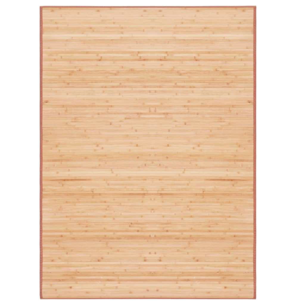 Vidaxl Carpet 160x230 cm Bamboo marrone