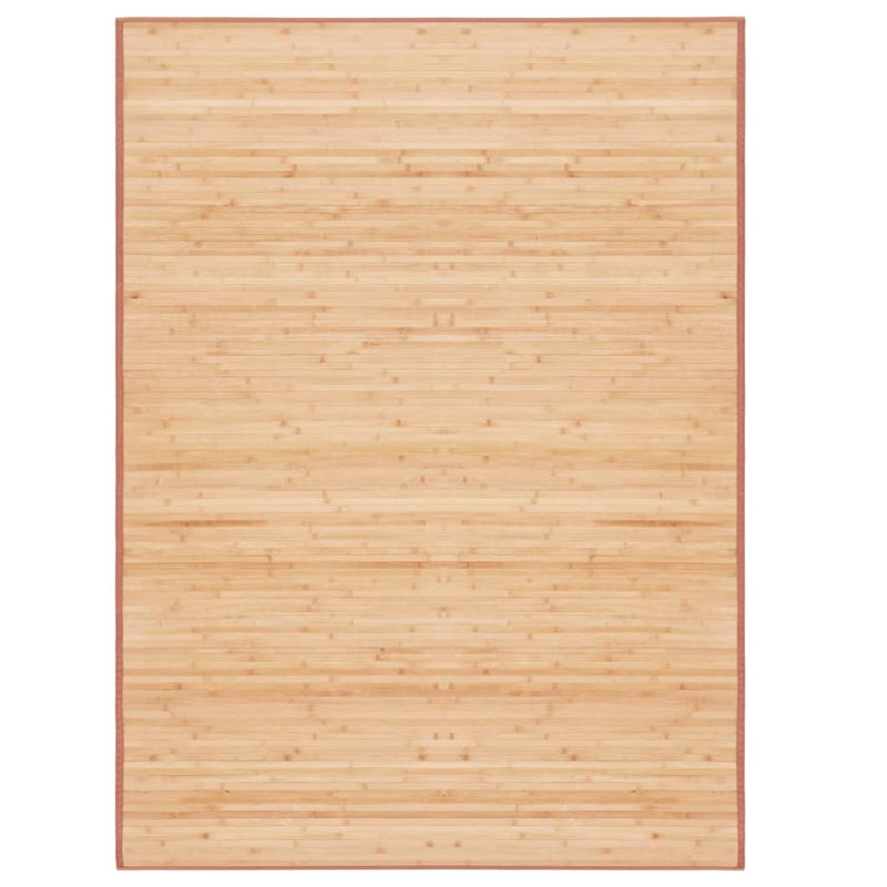 Vidaxl Carpet 160x230 cm Bamboo marrone