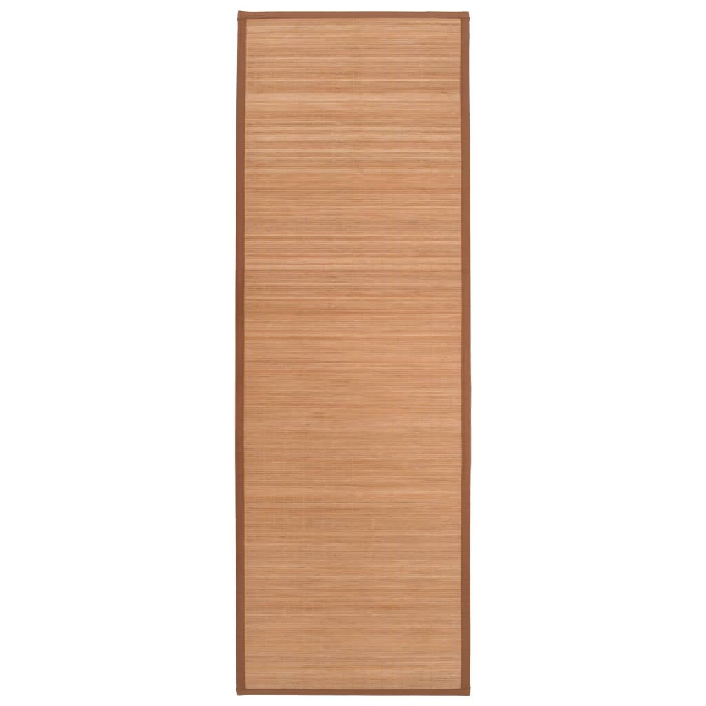 VidaXL estera de yoga 60x180 cm bambú marrón