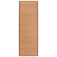 VidaXL estera de yoga 60x180 cm bambú marrón