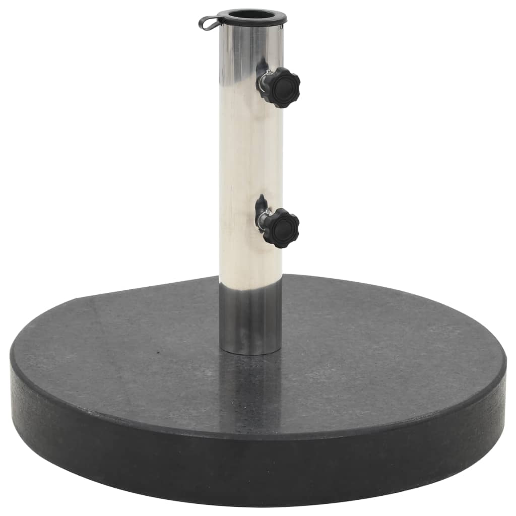 Vidaxl Parasol pie alrededor de 28.5 kg de granito negro