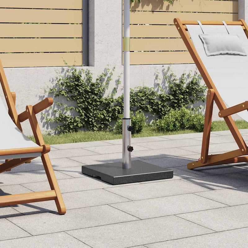 Vidaxl Parasol Foot Square 20 kg di granito nero