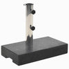 Vidaxl Parasol Foot rectangular 25 kg de granito negro