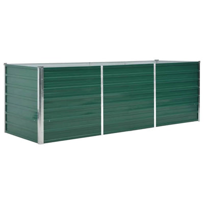 Casella di pianificazione Vidaxl raccolta 240x80x77 cm in acciaio zincato