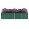 Fioriera vidaxl inserita 320x80x77 cm verde galvanizzato