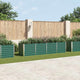 Fioriera vidaxl inserita 320x80x77 cm verde galvanizzato