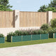 Plantador Vidaxl insertado 320x80x45 cm de acero galvanizado verde